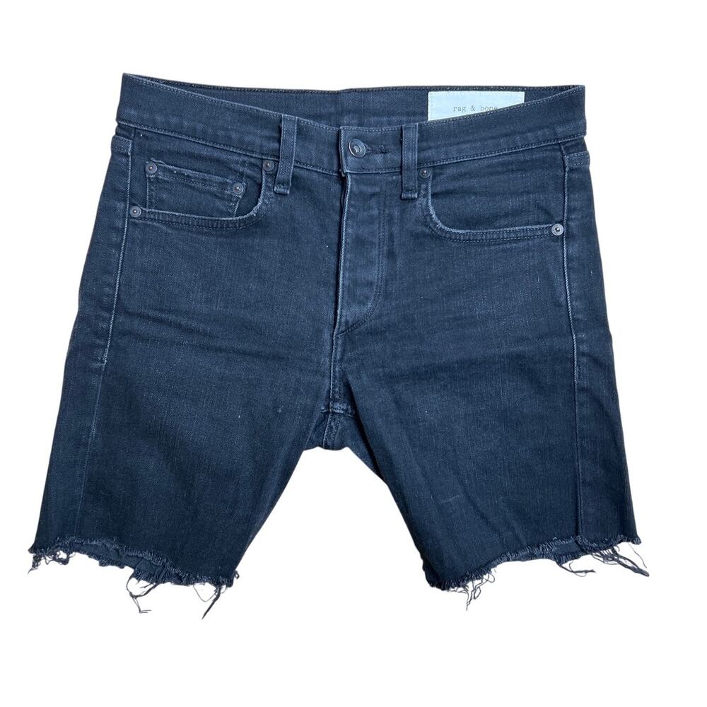 Rag & Bone Standard Issue Extra Slim Black Shorts Men Size 29